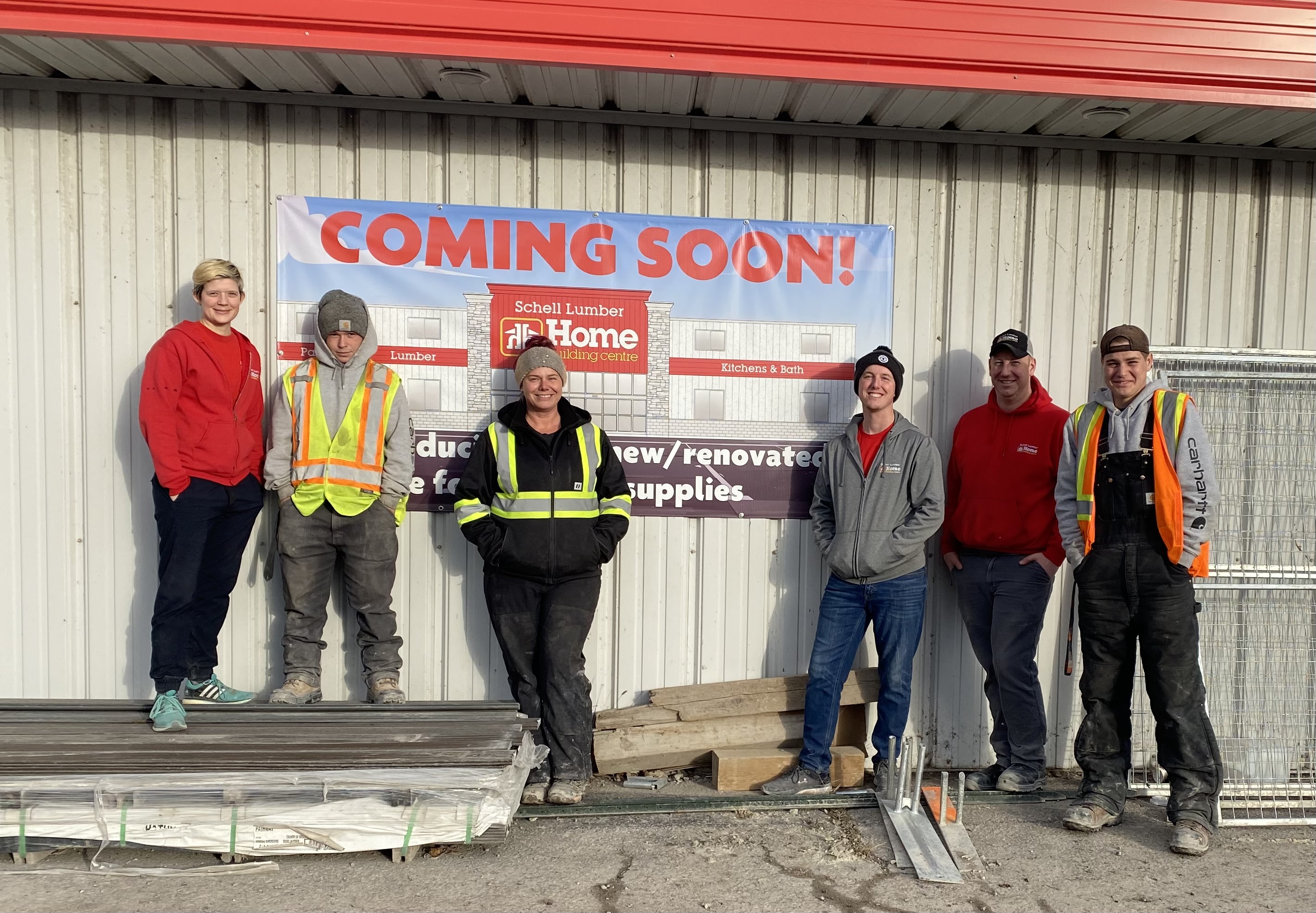 Schell Lumber in Sutton employees