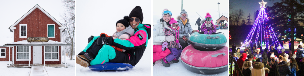 the pioneer village, tubing at the roc, festival of lights photo