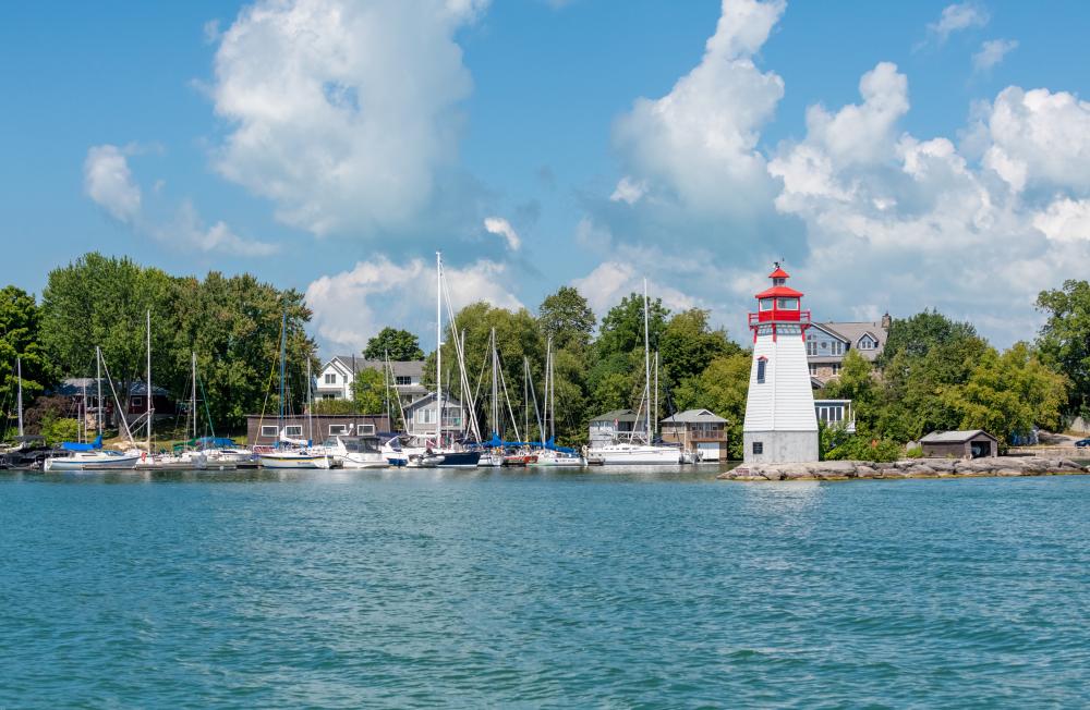 Jackson's Point Harbour in Georgina