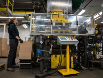 Worker at manufacturing company in Georgina